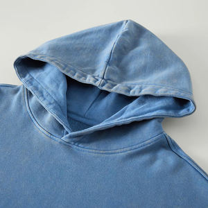 Vente en gros streetwear lourd 500 gsm sweat à capuche surdimensionné pull à capuche zippé lavage à l'acide sweat à capuche pour hommes - Product Image 2