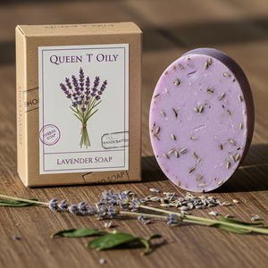 Jabón de lavanda natural a granel de primera calidad para pieles grasas recién hecho con aceites esenciales para ricos elementos hidratantes - Product Image 6
