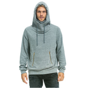 2026 Custom Winter Embroidered Fashion <b>Balaclava</b> Hoodie Double Layer Pullover Plus Size Double Hooded Ninja Heavy Weight - Product Image 2