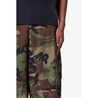 Shorts cargo extra longs 100% coton - Camouflage