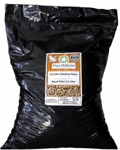 Lettiera per Gatti in Pellet di Legno di Pino Naturale da 1000kg, Sostituto della Sabbia, Biodegradabile, Senza Polvere, Controllo Odori - Product Image 2