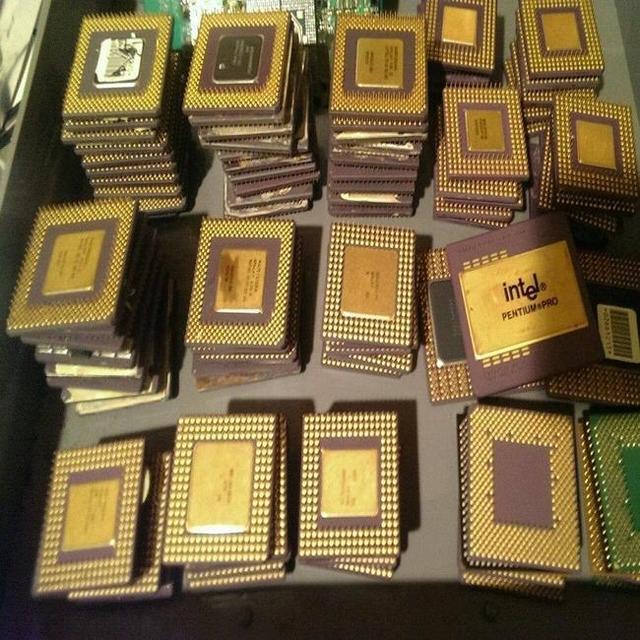 Gold Ceramic CPU Scrap Model CPU478847874 Philippines Origin for Sale