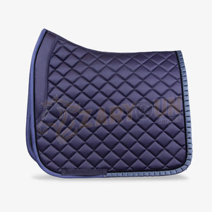 Almohadilla de sillín de doma Tela de satén/seda Almohadilla de sillín de caballo Cómoda y a un precio razonable por Zaryoun Impex PAD con cola trasera - Product Image 1