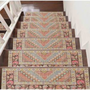 Kilim Design Rug, Printed Rug, Colorful, Anti-Slip, Machine Washable,Step Rug - Product Image 3