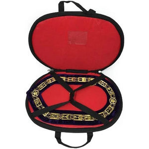 Último diseño 2024 Cadena de cuello de cadena masónica con diamantes Diseño de moda Hecho en Pakistán Precio bajo - Product Image 1