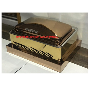 จานชาฟต์ไฮดรอลิกสำหรับตัดด้วยเลเซอร์โรสโกลด์รูปสี่เหลี่ยมผืนผ้า - Product Image 2