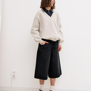 Nueva moda Denim Mujer Jeans Shorts Mid Rise Denim Shorts Diseño personalizado Shorts - Product Image 6