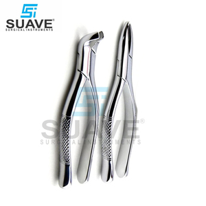 Instruments dentaires de bonne qualité pour la chirurgie dentaire Jeu de forceps d'extraction dentaire en acier inoxydable par SUAVE INSTRUMENTS CHIRURGICAUX - Product Image 6