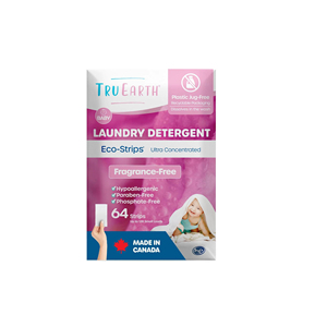 Tru Earth Feuilles/Bandes de lessive hypoallergéniques pour bébés à peau sensible, 64 unités, jusqu'à 128 lavages : Sans parfum pour bébé - Product Image 5