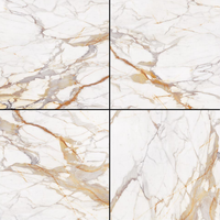 Nouvelle conception en taille de 600x600mm Design en marbre ayant des carreaux de céramique polis utilisés pour l'entrepôt