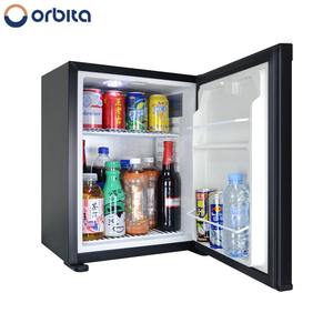 Minibar d'hôtel Orbita 220V avec porte en verre noir avec prise européenne - Product Image 2