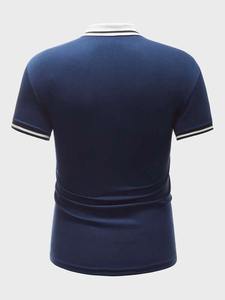 Nueva Polo Camiseta de manga corta de alta calidad 100% algodón Camisetas Polo de color sólido para hombres 2024 - Product Image 2