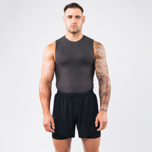 Men Tank <b>Top</b> Sleeveless Training Shirt Muscle Workout Gym Vest Lightweight And Breathable Quick Dry Fabric - Product Image 1
