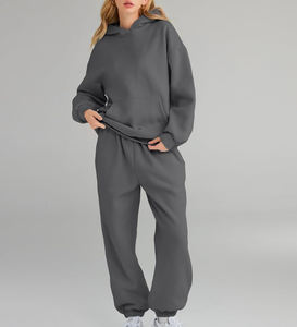 Survêtements de sport personnalisés pour femmes Survêtement Hiver Coton Oem Formation personnalisée Logo Style Ensembles Sportswear Femmes Survêtement - Product Image 1