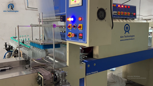 Máquina Envolvedora Termoencogible Semiautomática Aim Technologies, PLC Eléctrico 220V, Maquinaria de Empaquetado con Fleje PET - Product Image 5