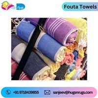 Serviette Fouta rayée de qualité supérieure, design élégant, 100% coton, écologique, séchage rapide, serviette turque de luxe moderne pour la plage