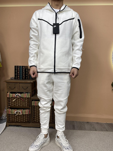 Ensemble de survêtement décontracté pour homme, léger, à capuche, uni, personnalisé, avec cordon de serrage, respirant, séchage rapide, haute qualité - Product Image 3