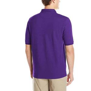 Chemises polo pour hommes de haute qualité, à manches courtes, à motifs unis, grande taille, avec broderie, personnalisables, vente en gros - Product Image 2