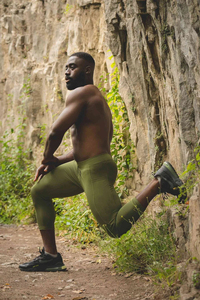Leggings de compression pour hommes, vêtements de sport pour la course à pied, le yoga, la gym, pantalons de jogging respirants et à séchage rapide - Product Image 4