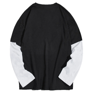 Sudadera de algodón de peso pesado para hombre OEM Color sólido deportes Casual pulóver cuello redondo Sudadera con capucha diseño personalizado liso teñido sudaderas con capucha para hombre - Product Image 6
