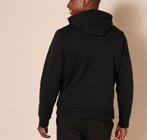 เสื้อฮู้ดผู้ชายสีพื้นขายส่ง พร้อมโลโก้สั่งทำ ผ้าฝ้าย 100% ระบายอากาศได้ดี เป็นมิตรกับสิ่งแวดล้อม สำหรับฤดูหนาว-ราคาถูก - Product Image 3