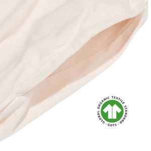 Pantalones Jogger de algodón orgánico para hombre-Natural, jersey de 5,4 oz, transpirable con cintura elástica y puños de pierna acanalados - Product Image 3