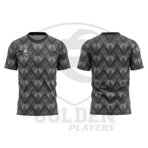 T-shirt de sport personnalisé pour hommes Tissu de bambou tissé Impression par sublimation du fabricant Conception personnalisée - Product Image 4