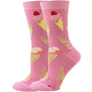 Meias de Algodão Coloridas e Divertidas Personalizadas de Fábrica, Respiráveis, Loucas, Interessantes e Fofas para Mulheres - Product Image 3