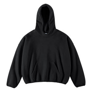 Sweats à capuche vieillis avec broderie personnalisée sweats à capuche graphiques surdimensionnés en coton unisexe poids lourd vintage délavés à l'acide pour hommes - Product Image 2