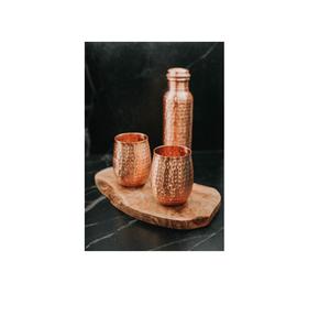 Recipiente de cobre puro con diseño minimalista y brillo Vintage para la hidratación durante las sesiones de yoga y la vida consciente - Product Image 6