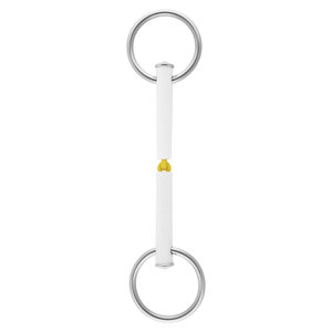 Nathe Bradoon 15mm Single Jointed (55mm Ring) Acier inoxydable Bradoon Bit Loose Ring Horse Riding Training Snaffle - Product Image 2