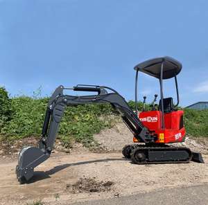 Para Kubota Engine Mini Excavator 2,5 Ton 0,8 Ton Peso operativo New Farm Crawler - Product Image 1