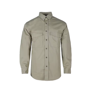 Vente en gros de chemises de travail de soudage pour hommes Fr ignifuges vêtements de soudeur jeans personnalisés utilisation de tissu de sécurité de soudage FR chemise à manches longues - Product Image 3