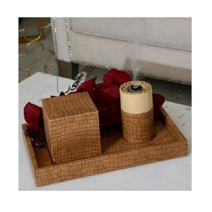 Bandejas de Servir con Incrustaciones de Hueso Multicolores Más Vendidas para Hoteles y Restaurantes, 35X25X1 CM, Certificación EPCH, Artesanía de Calidad India - Product Image 4