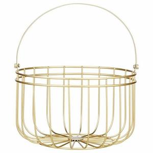 Export Quality Rose Gold Powder Coating Iron <b>Wire</b> <b>Basket</b> Custom Size for Kitchen Tabletop Storage <b>Basket</b> Handmade - Product Image 4