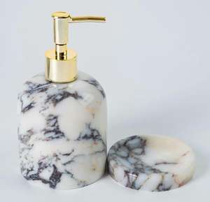 Juego de Baño de Resina de Diseño de Lujo de Cuatro Piezas de la Mejor Calidad para Uso Diario en el Hogar y Hoteles, Característica Sostenible, ARTESANÍA ATEMPORAL TC-570 - Product Image 1