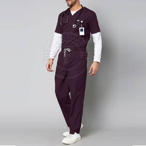 ชุดสครับดีไซน์ล่าสุด ราคาขายส่ง ผลิตตามสั่ง สีพื้น มีสินค้าใหม่ ไซส์ผู้ใหญ่ - Product Image 4