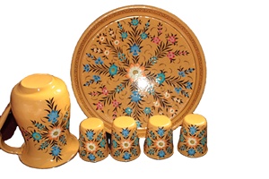 Juego de jarras artísticas finas pintadas a mano, decoración de Metal para el hogar para comedor, espacio, salpicaduras de Color, complemento para amantes del Color - Product Image 5