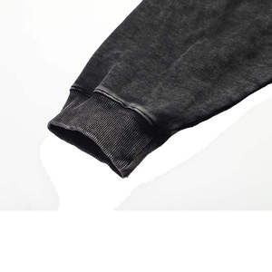 Sudadera con Capucha de Algodón, Corte Ajustado, Diseño Gráfico, Lavado Ácido, para Hombre, Manga Larga, Estilo Urbano, Otoño, Alta Calidad - Product Image 5