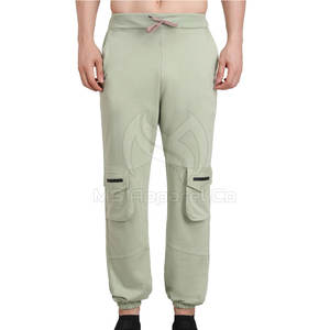 Pantalons en toile décontractés pour hommes, taille élastique, respirants, séchage rapide, faible MOQ, hiver - Product Image 1