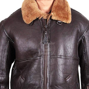Veste en cuir d'agneau respirante pour homme de qualité supérieure, best-seller, vente en gros, dernier design, veste d'hiver légère pour homme - Product Image 6
