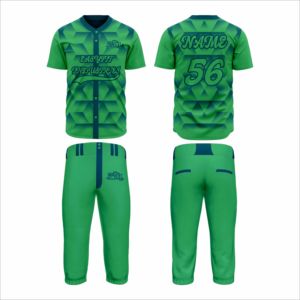 Conjunto de Uniforme de Béisbol y Sóftbol para Hombre al por Mayor, 100% Poliéster, Secado Rápido, Alta Calidad, Personalizable con Logotipo Frontal y Botones - Product Image 4
