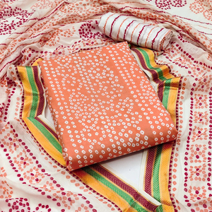 Elegante Traje de Fiesta de Seda y Algodón Georgette sin Costuras con Bordado de Piedras Moti, Dupatta Pesada, Trajes de Vestir Elegantes y Transpirables - Product Image 3