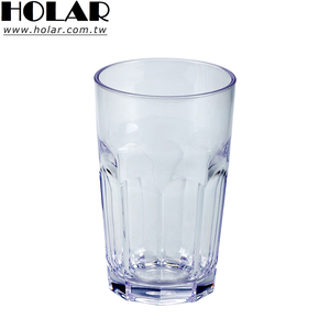 [Holar] Verres à boire en plastique empilables classiques de haute qualité, résistants aux chocs, fabriqués à Taïwan, 11 oz, pour le lait et les jus - Product Image 1