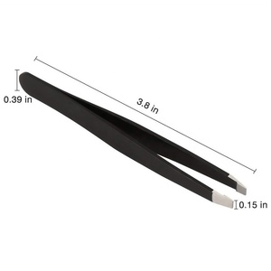 Nouveau acier inoxydable épilation fine pince à épiler les sourcils beauté colorée outils de maquillage des sourcils inclinés pour la coupe des sourcils - Product Image 5