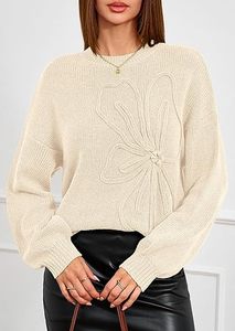 Sweat-shirt à manches longues pour femmes coupe ample design minimaliste haut surdimensionné élégant pour la mode hivernale - Product Image 2