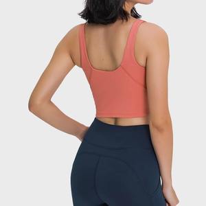 Customizable Lightweight Breathable Sports <b>Bras</b> for Women Off-the-Shoulder Neck Anti-Bacterial Eco-Friendly Plus Size Yoga - Product Image 2