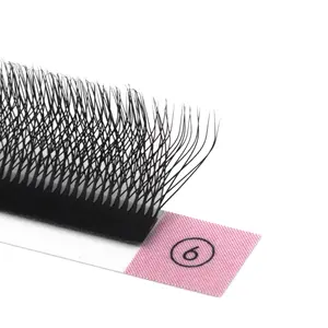 W Shape Lashes German PBT Fiber Easy Fast Application Individual Eyelash Extensions 3d 6d W Lashes False Eyelashes Wholesale