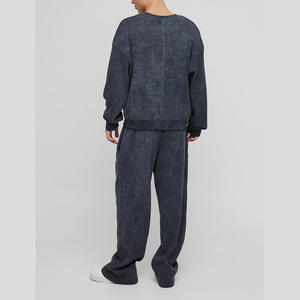 เสื้อฮู้ดและกางเกงจ็อกเกอร์สำหรับผู้ชายชุดวอร์มผ้าฟลีซ2ชิ้นให้ความอบอุ่นในฤดูหนาว - Product Image 5