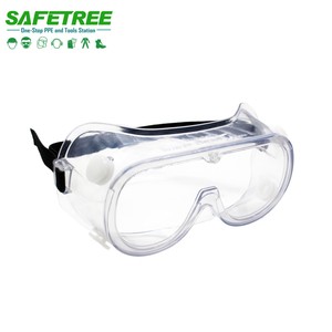 Safetree نظارات السلامة للعمل شفافة واقية نظارات السلامة واضحة مع ثقوب صغيرة - Product Image 1